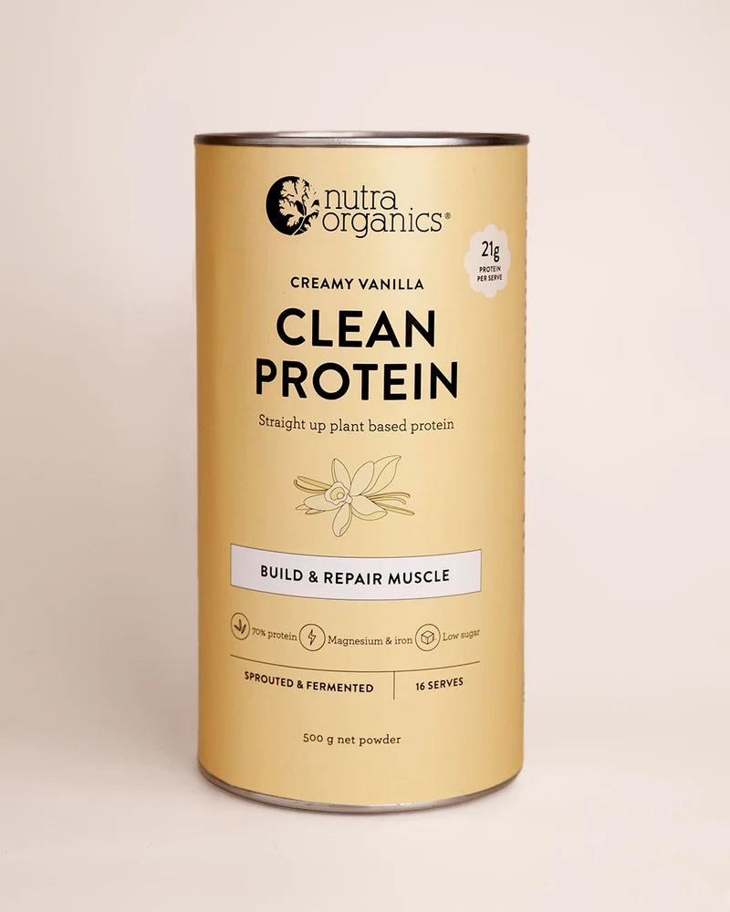 Nutra Organics - Clean Plant  Protein  500g