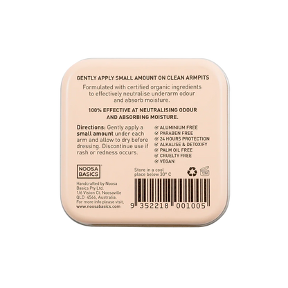 Noosa Basics -  Organic Deodorant Coconut & Vanilla Tin