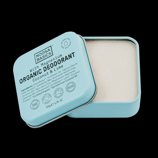 Noosa Basics - Organic  Deodorant Coconut & Lime  Tin