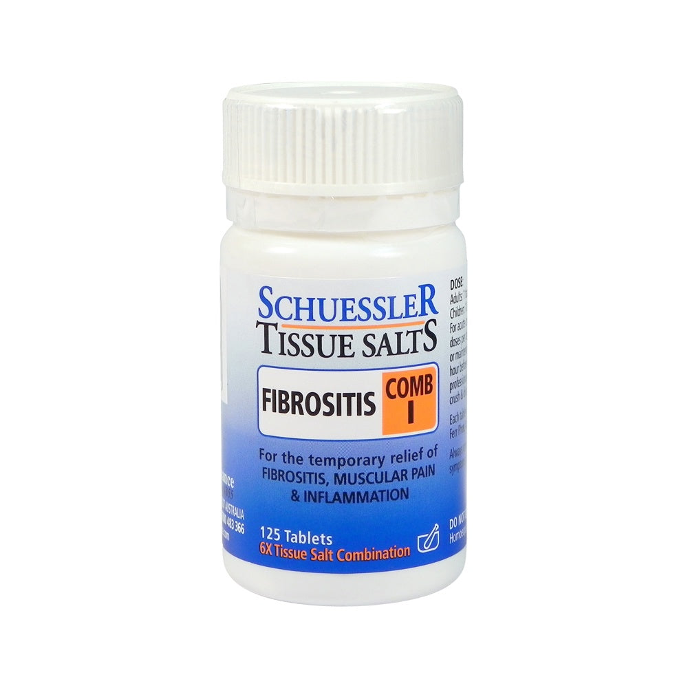 Schuessler Tissue Salts - Comb I Fibrositis 125 Tablets