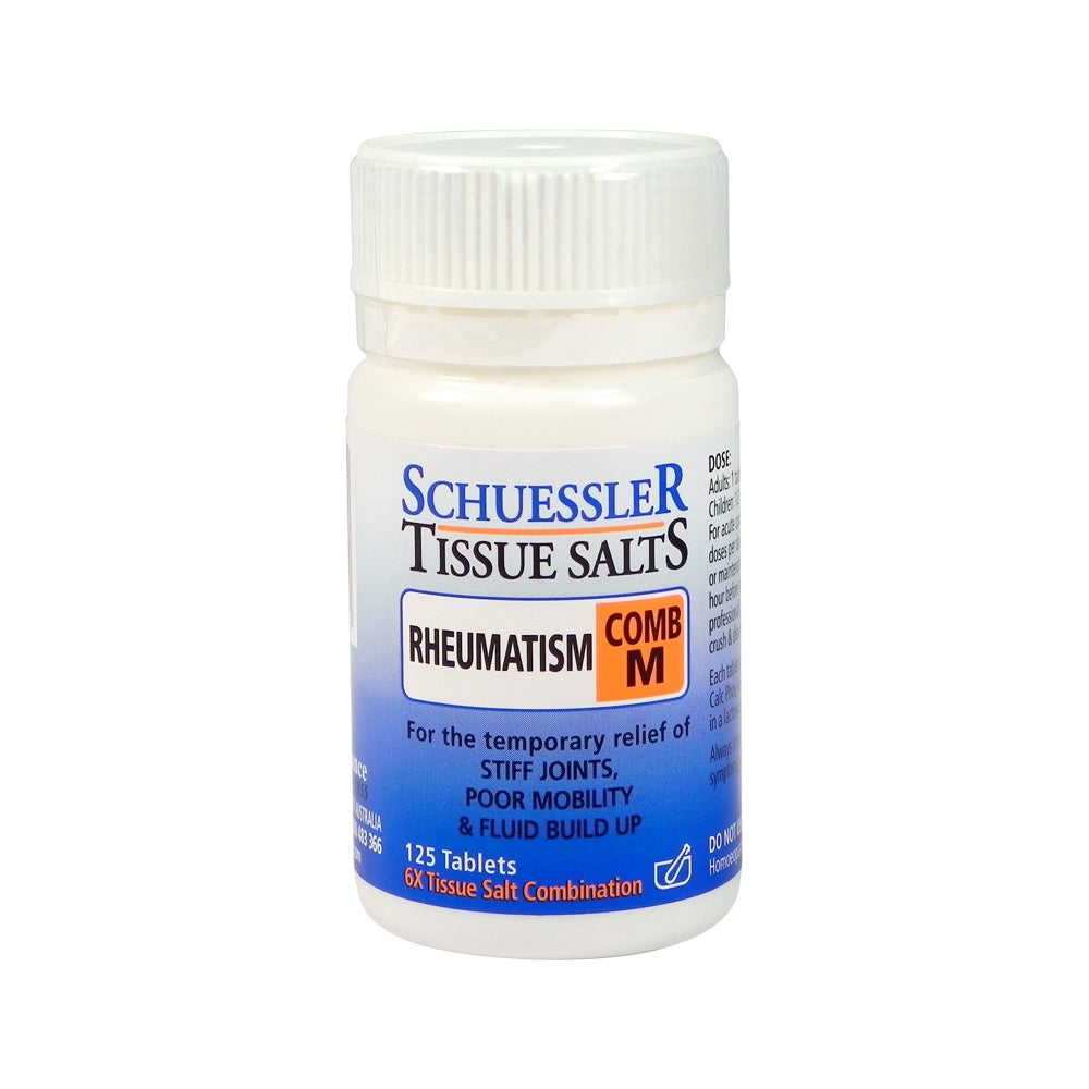 Schuessler Tissue Salts - Comb M Rheumatism 125 Tablets