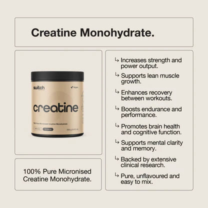Switch - Creatine Monohydrate Powder