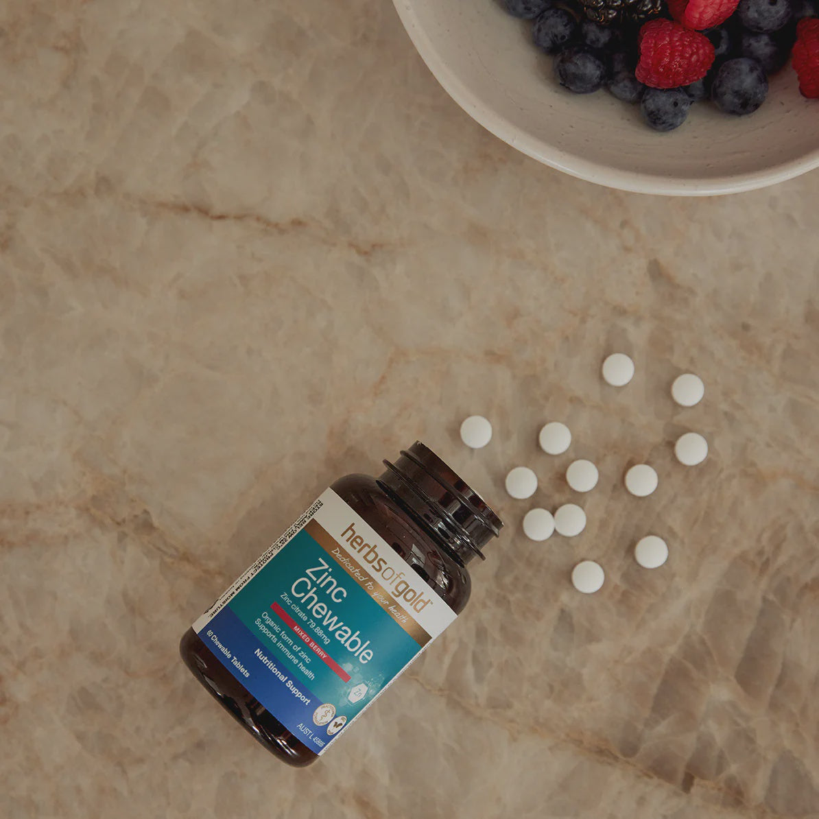 Herbs of Gold - Zinc Chewable