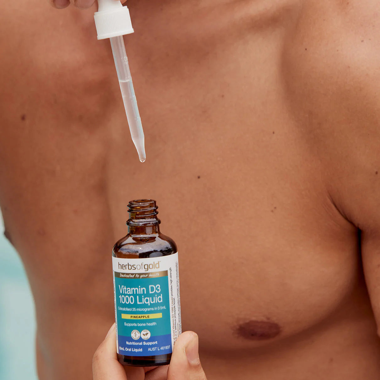 Herbs of Gold - Vitamin D3 Liquid Pineapple 50ml