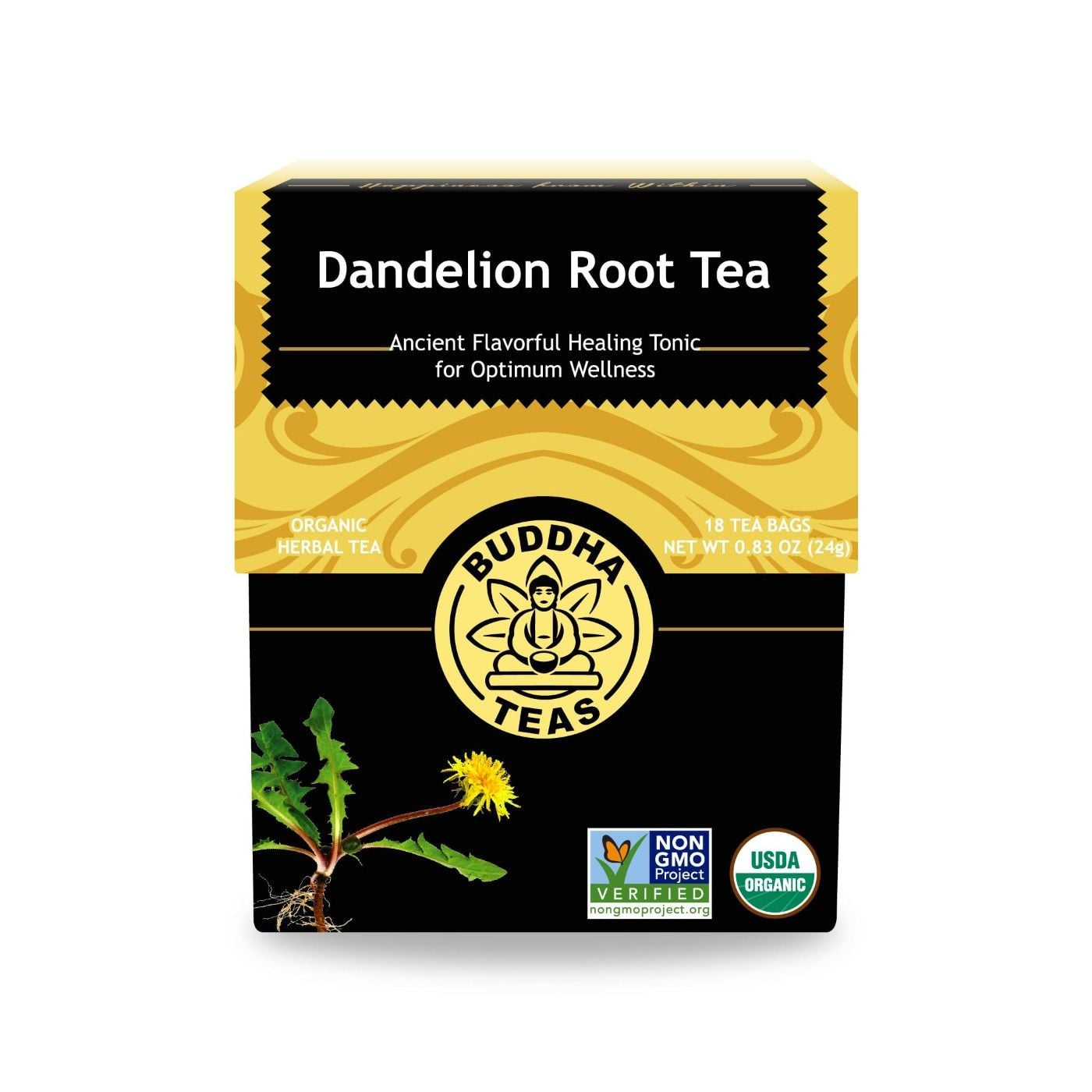 Buddha Teas - Organic Dandelion Root Tea 18bags