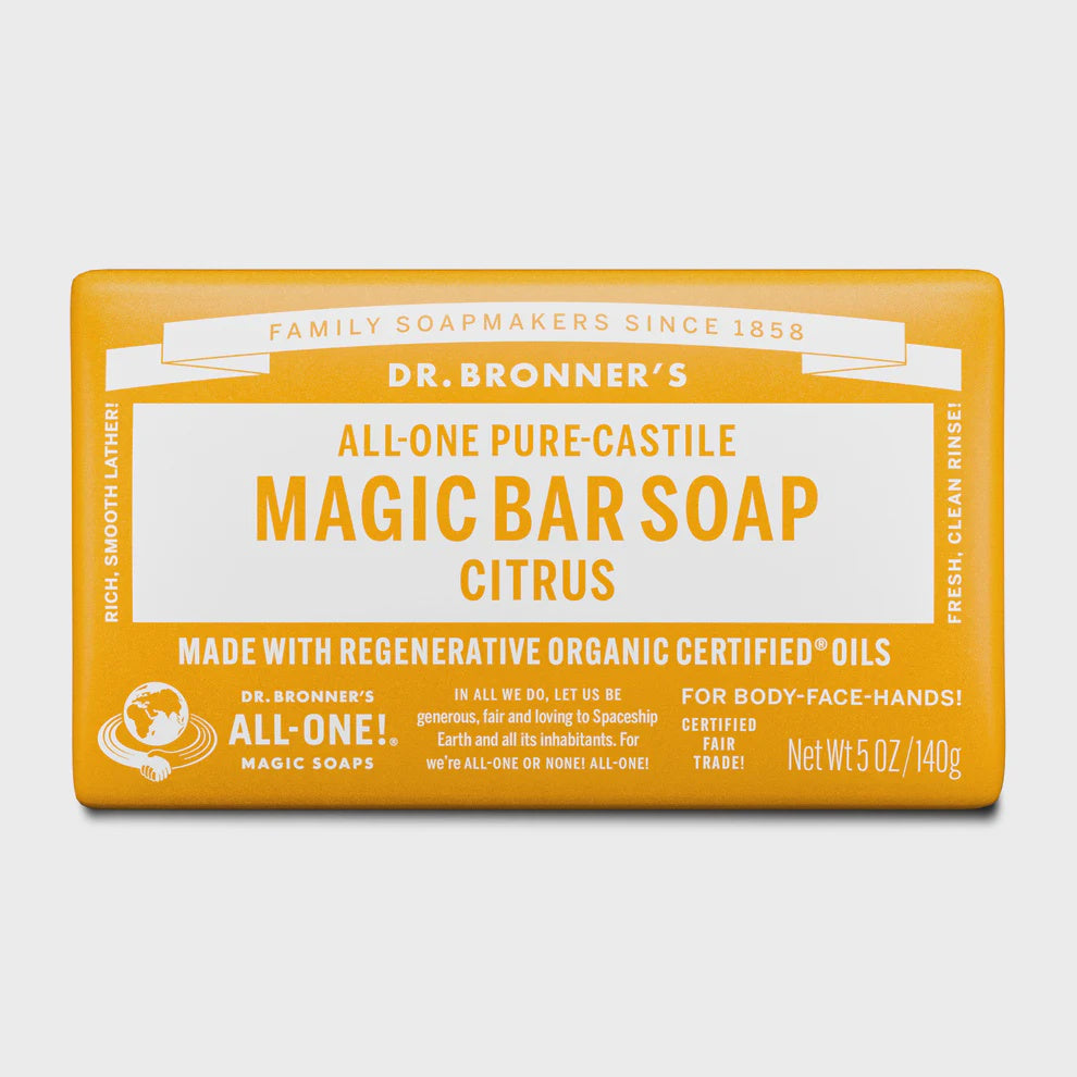Dr Bronner's - Magic Bar Soap  - Citrus 140g
