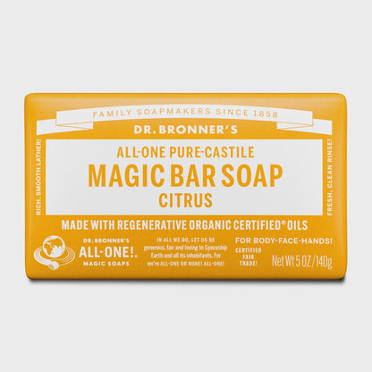 Dr Bronner's - Magic Bar Soap  - Citrus 140g