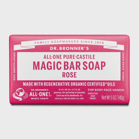 Dr Bronner's - Magic Bar Soap - Rose