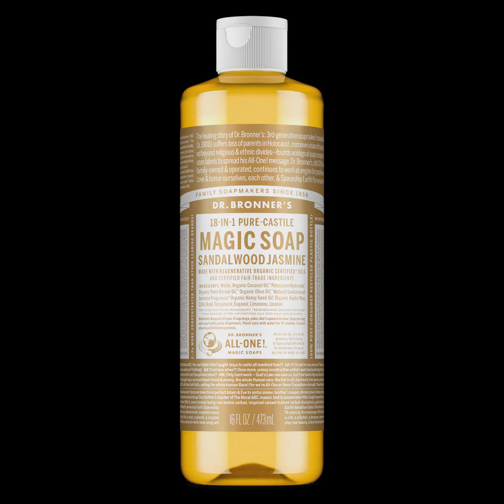 Dr Bronner's - Sandalwood Jasmine Pure Castile Magic Soap  473ml
