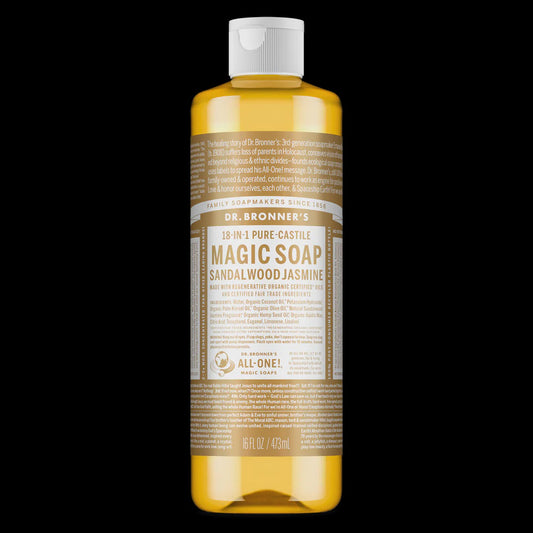 Dr Bronner's - Sandalwood Jasmine Pure Castile Magic Soap  473ml