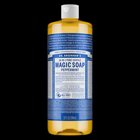 Dr Bronner's - Magic Soap Liquid -  Peppermint 946ml
