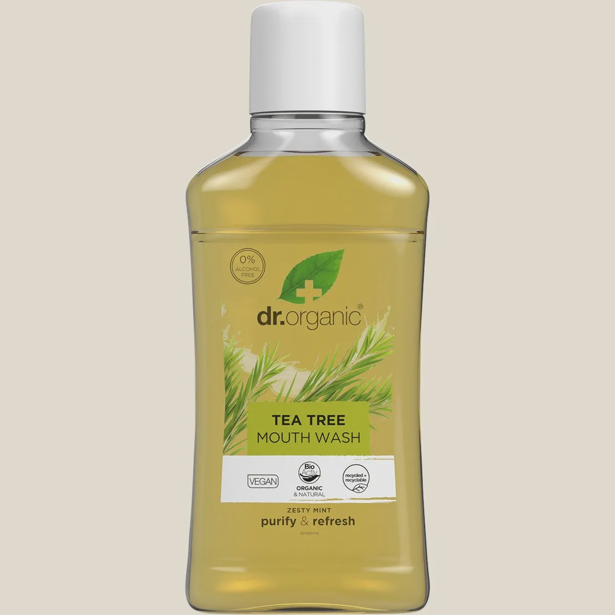 Dr Organic - Mouthwash Tea Tree 500ml