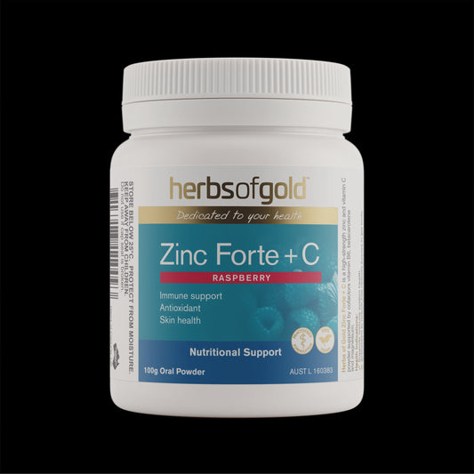 Herbs of Gold - Zinc Forte + C 100mg