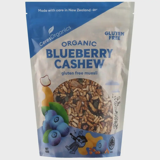 Ceres Organics - Gluten Free Muesli w Blueberry 400g