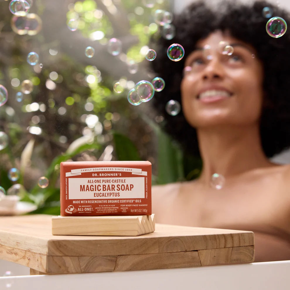 Dr Bronner's -  Magic Bar Soap - Eucalyptus
