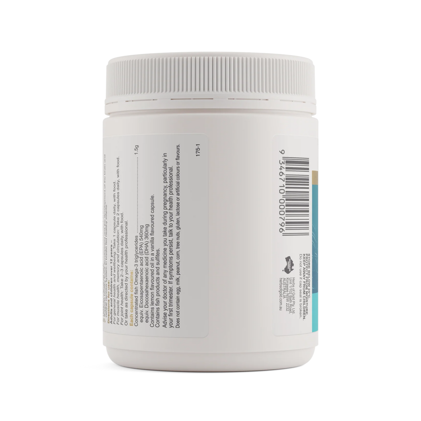 Herbs of Gold - Triple Strength Omega 3 150 Capsules