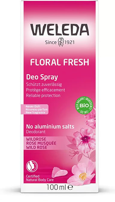 Weleda - Floral Fresh Wild Rose Deodorant 100ml Spray
