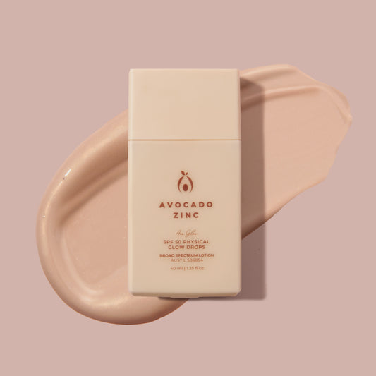 Avocado Zinc -  SPF 50 Physical Glow Drops 40ml