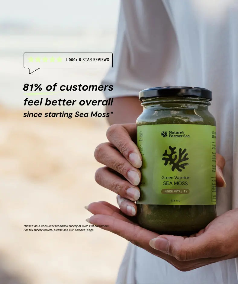 Nature's Farmer Sea - The Green Warrior Sea Moss