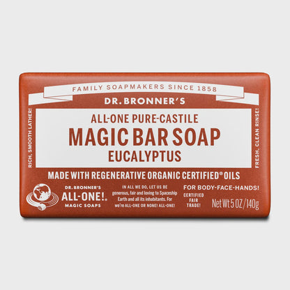 Dr Bronner's -  Magic Bar Soap - Eucalyptus