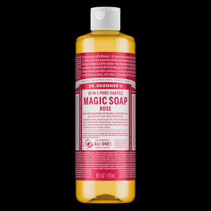 Dr Bronner's - Rose Pure Castile Magic Soap 473ml