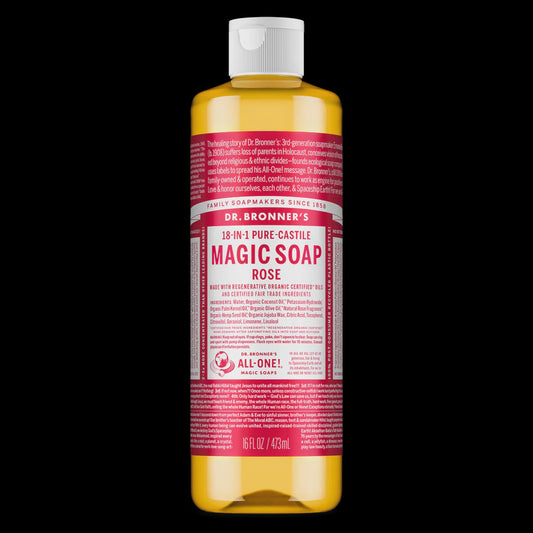 Dr Bronner's - Rose Pure Castile Magic Soap 473ml