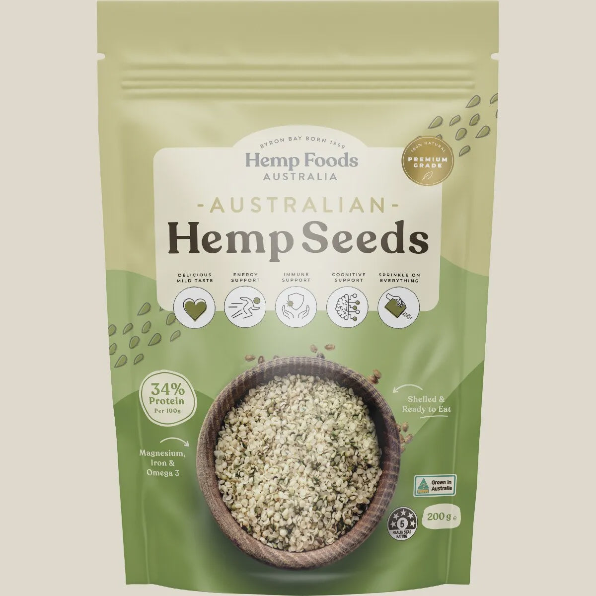 Hemp Foods Australia - Australian Hemp Seeds 200g