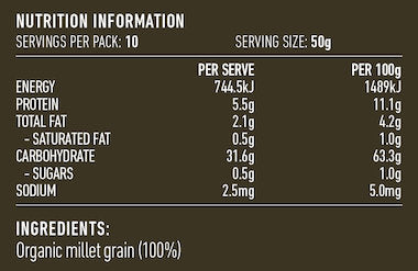 Lotus -  Hulled Millet Organic 500g