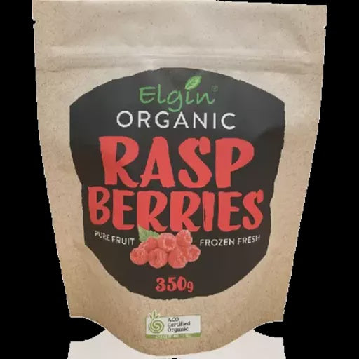 Elgin Organics - Frozen Organic Raspberries 350g