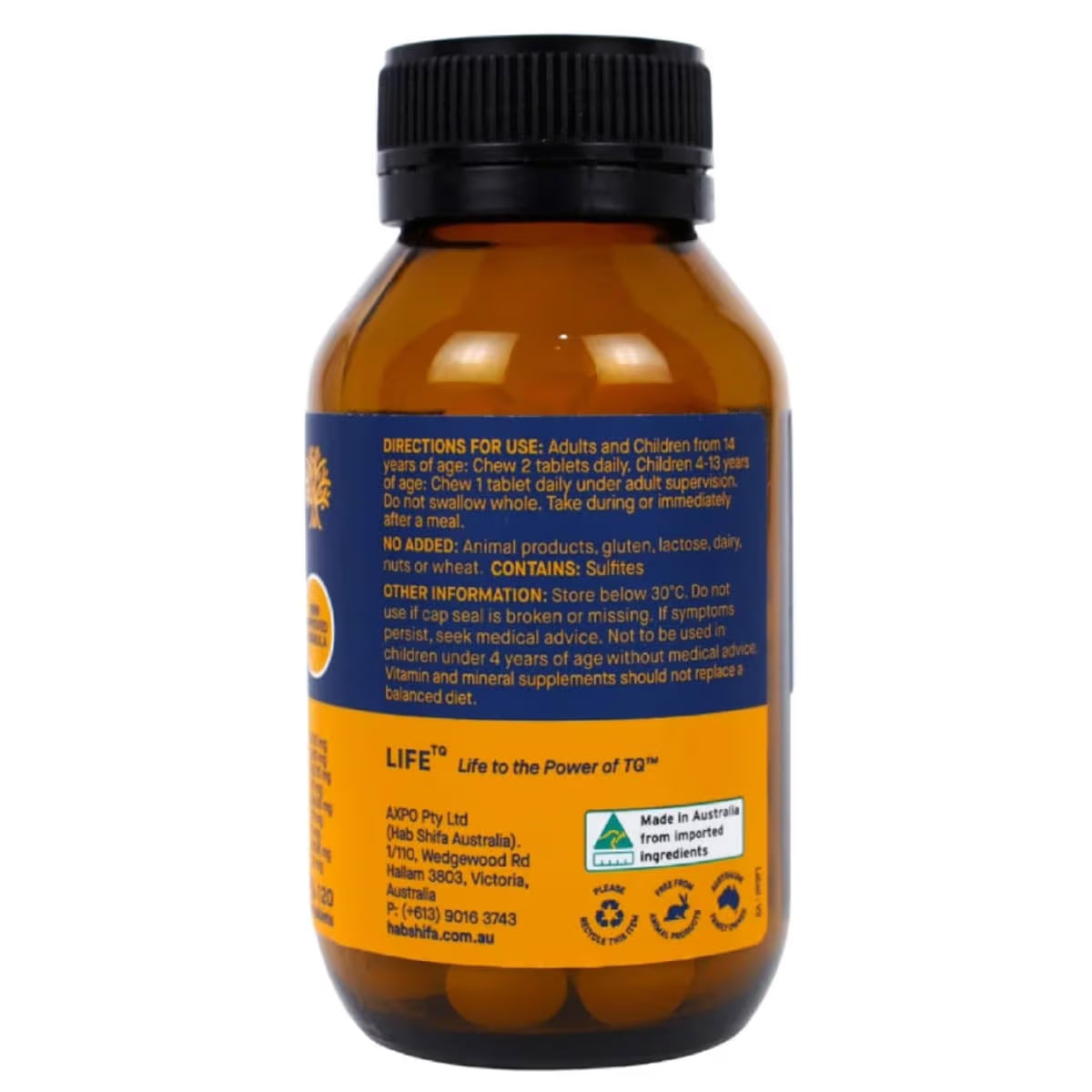 Hab Shifa - ImmuneQ 120 Chewable Tablets