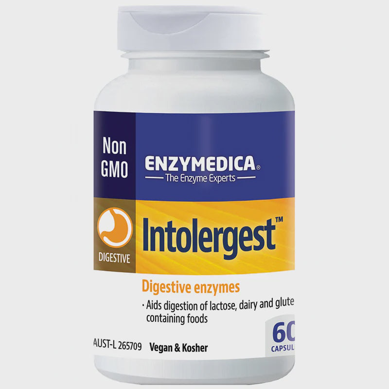 Enzymedica - Intolergest 60 Capsules