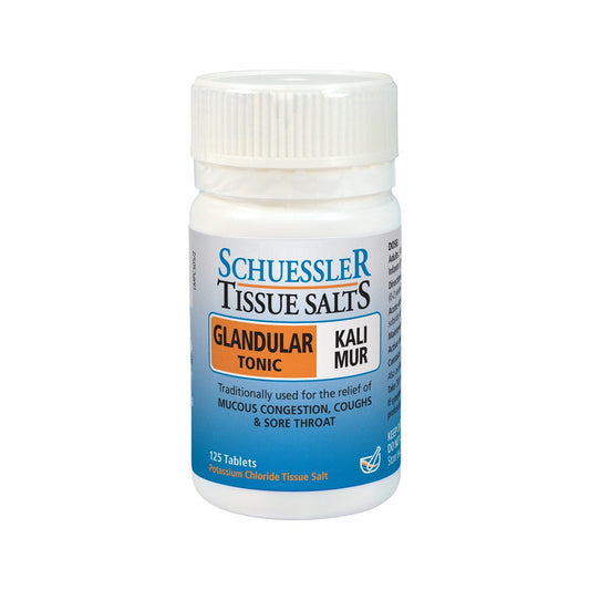 Schuessler Tissue Salts - Kali Mur125 Tablets