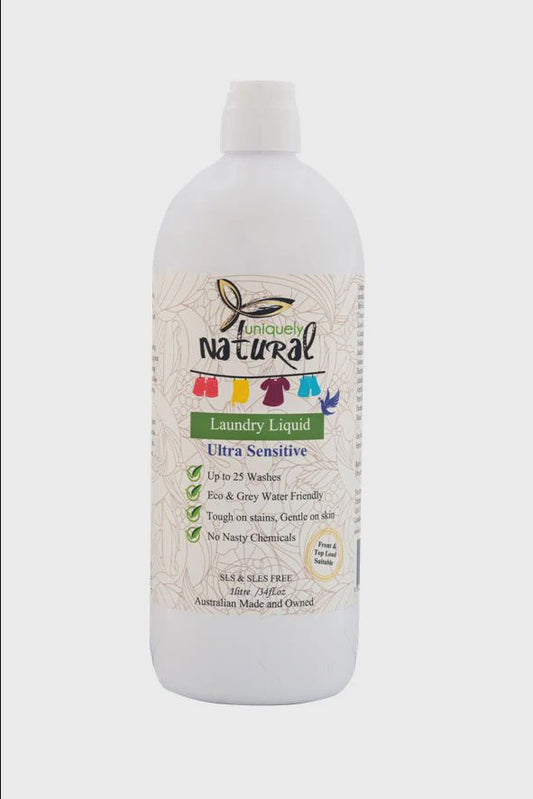 Uniquely Natural - Laundry Liquid Sensitive 1lt