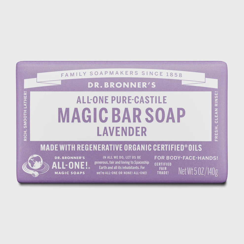 Dr Bronner's -  Magic Bar Soap - Lavender