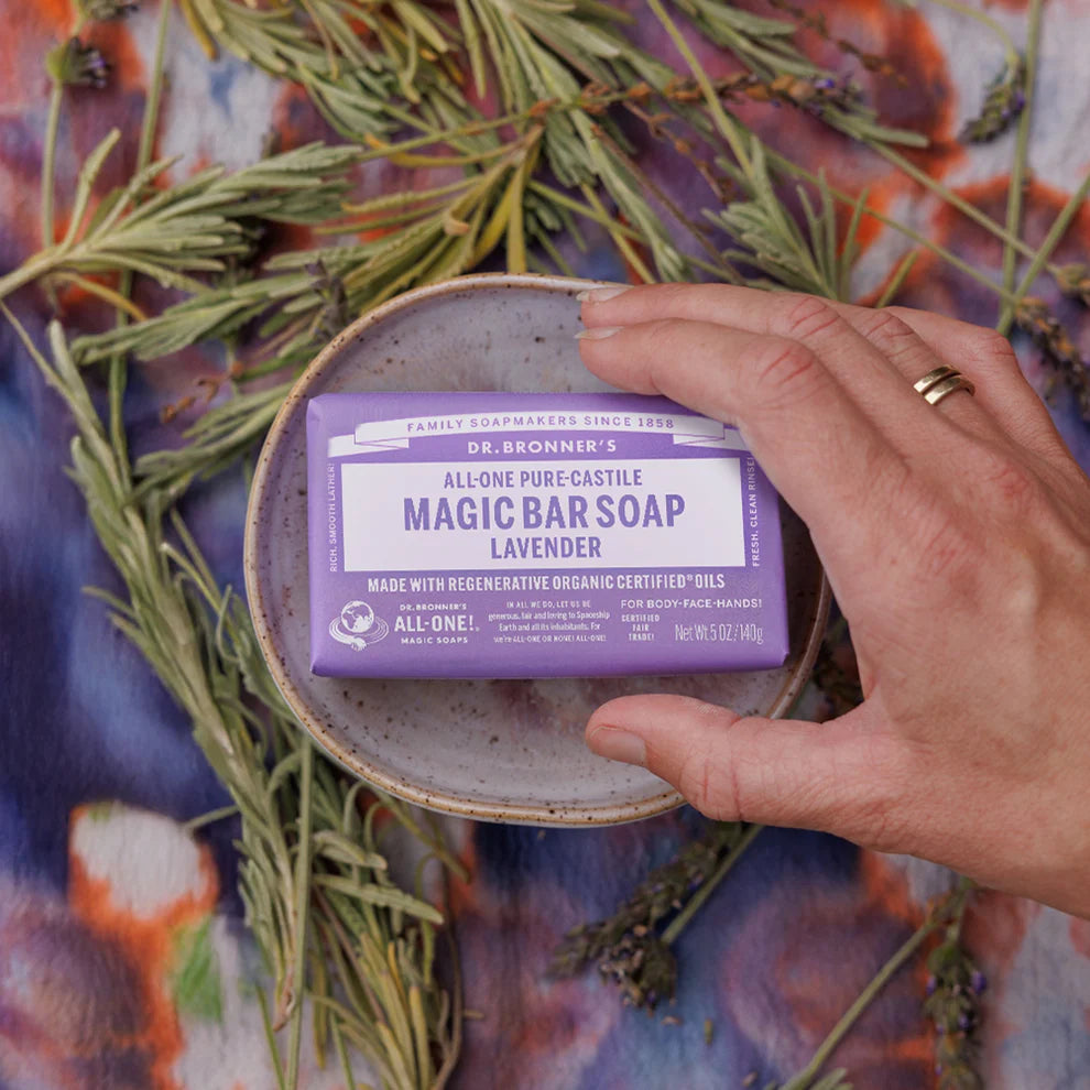 Dr Bronner's -  Magic Bar Soap - Lavender