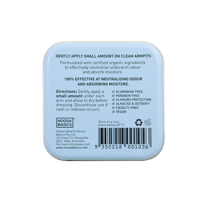 Noosa Basics - Organic Deodorant  Sweet Orange and Lavender Tin