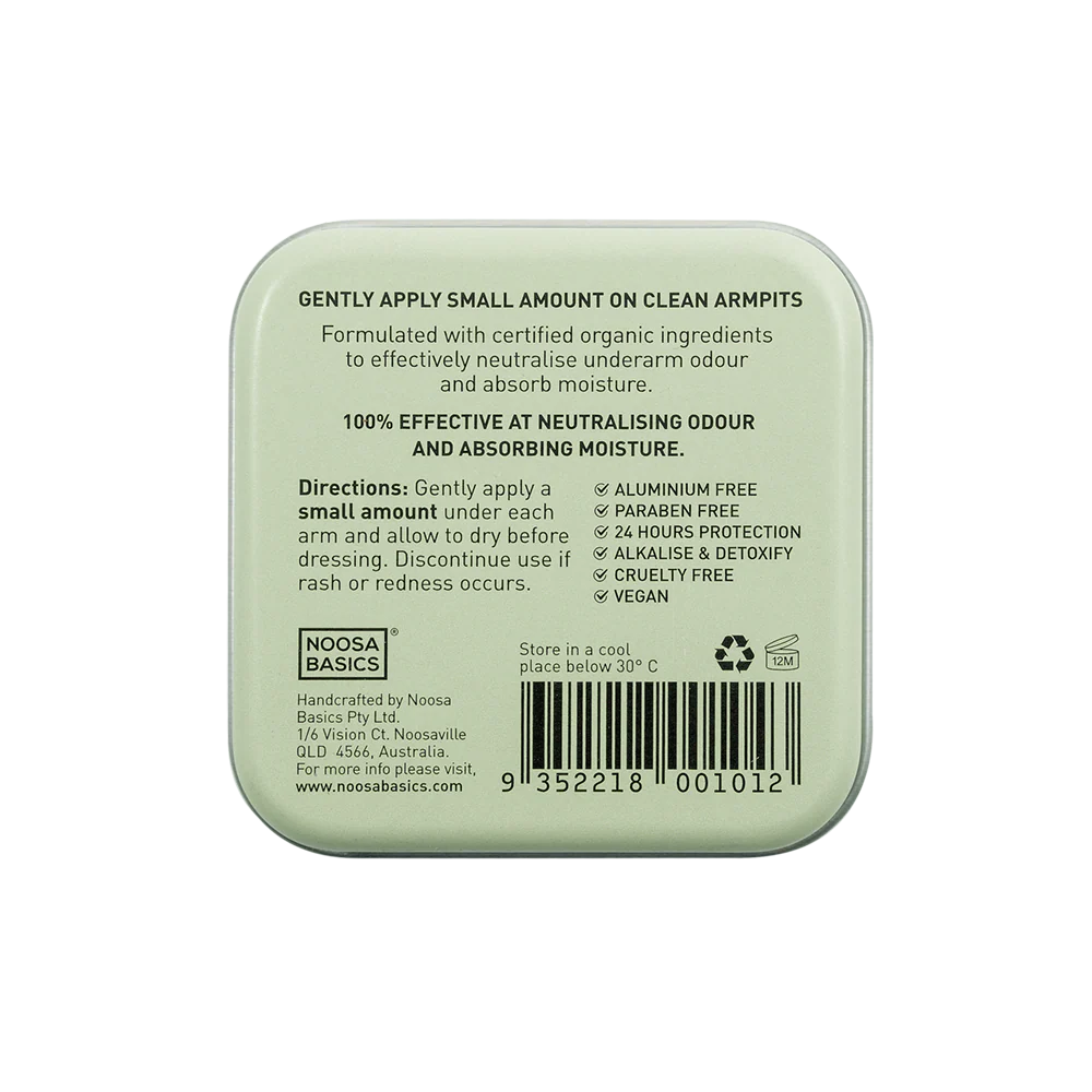 Noosa Basics - Organic Deodorant Lemon Myrtle Tin