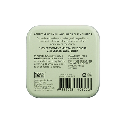 Noosa Basics - Organic Deodorant Lemon Myrtle Tin