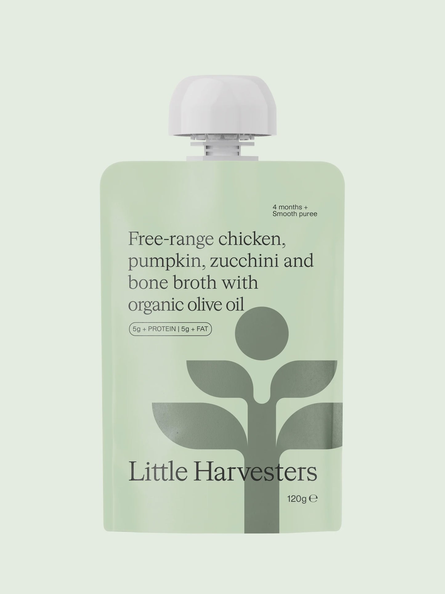 Little Harvesters - Puree Pouch Chicken & Zucchini 120g