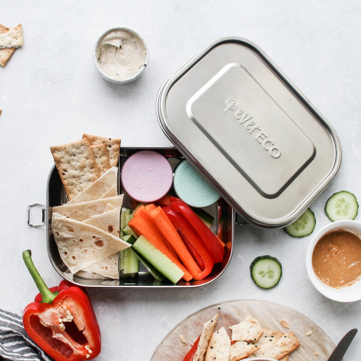 Ever Eco - Stainless Mini Containers Spring Pastel 3 pk