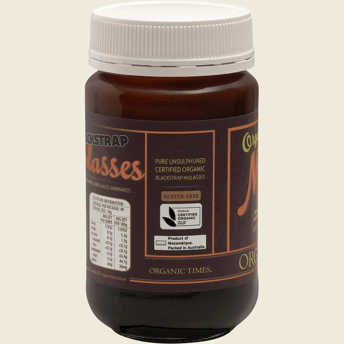 Organic Times - Blackstrap Molasses 400g