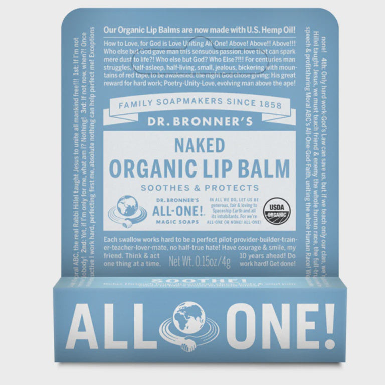 Dr Bronner's - Naked Lip Balm 4g
