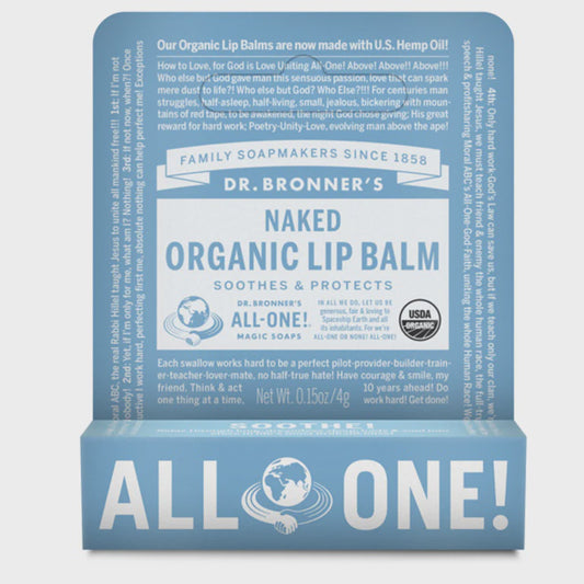 Dr Bronner's - Naked Lip Balm 4g