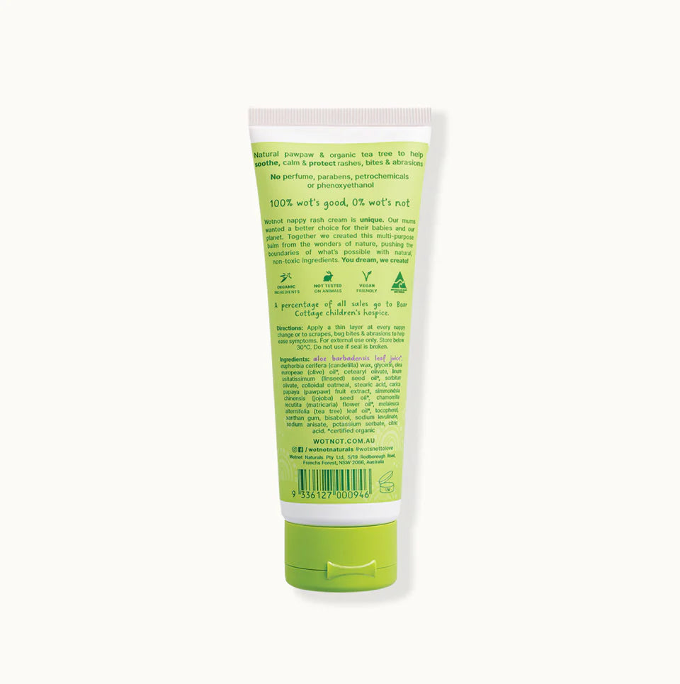 Wotnot - 100% Natural Nappy Rash Cream 90ml