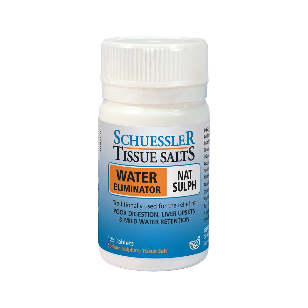 Schuessler Tissue Salts - Nat Sulph 125 Tablets