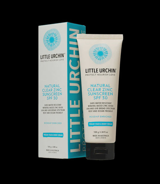 Little Urchin - Clear Zinc Sunscreen SPF 30 100g