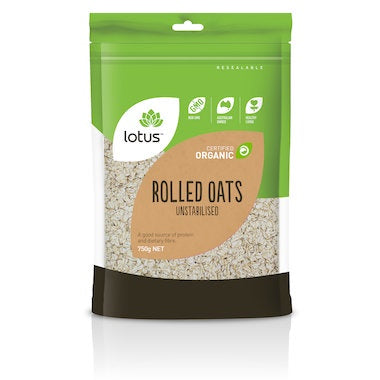 Lotus - Rolled Oats Organic 750g