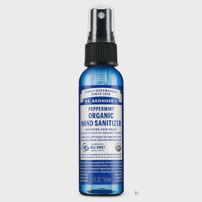 Dr Bronner's - Organic Peppermint Hand Sanitiser 59ml