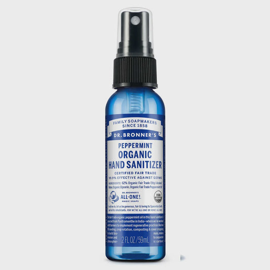 Dr Bronner's - Organic Peppermint Hand Sanitiser 59ml