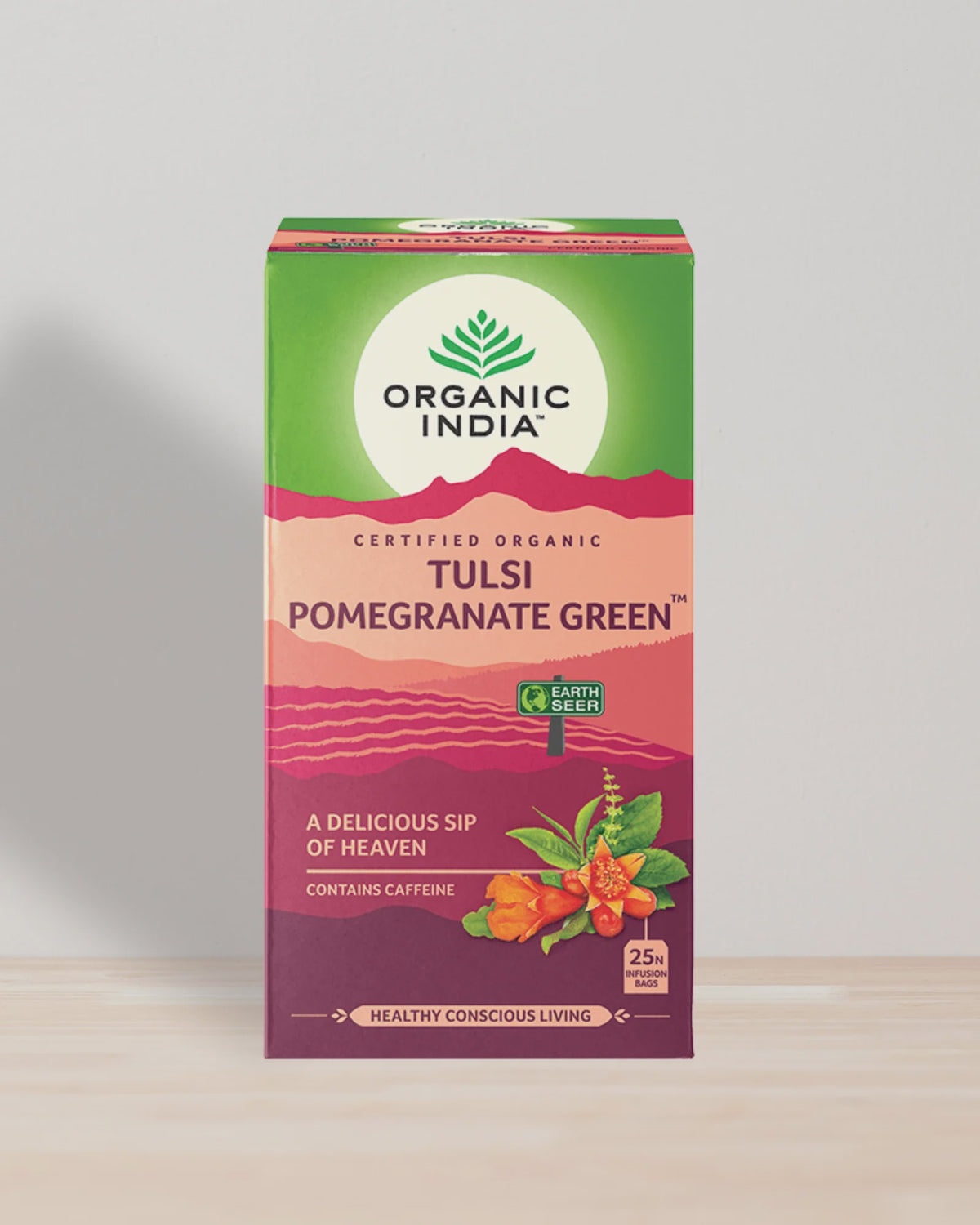 Organic India - Tulsi Pomegranate Green 25 Bags